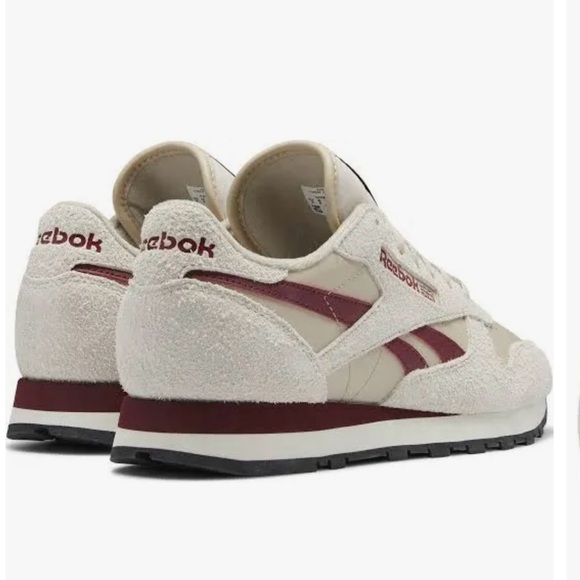 Reebok Men's Classic Leather Sneakers, Beige, Classic Burgundy Men’s  Size 13 - Picture 16 of 16